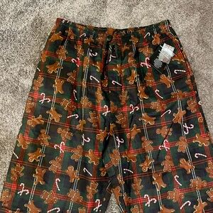 NWT XLT Kingsize Gingerbread Man Pajama Pants